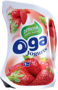 Yogurt Oga, with strawberry flavour